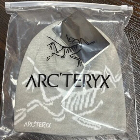 Arc'teryx Gray Beanie with White Logo - Picture 3 of 3